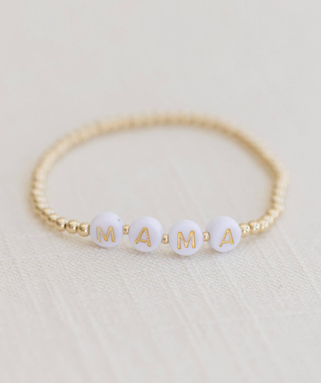 Mama Gold Ball Bracelet