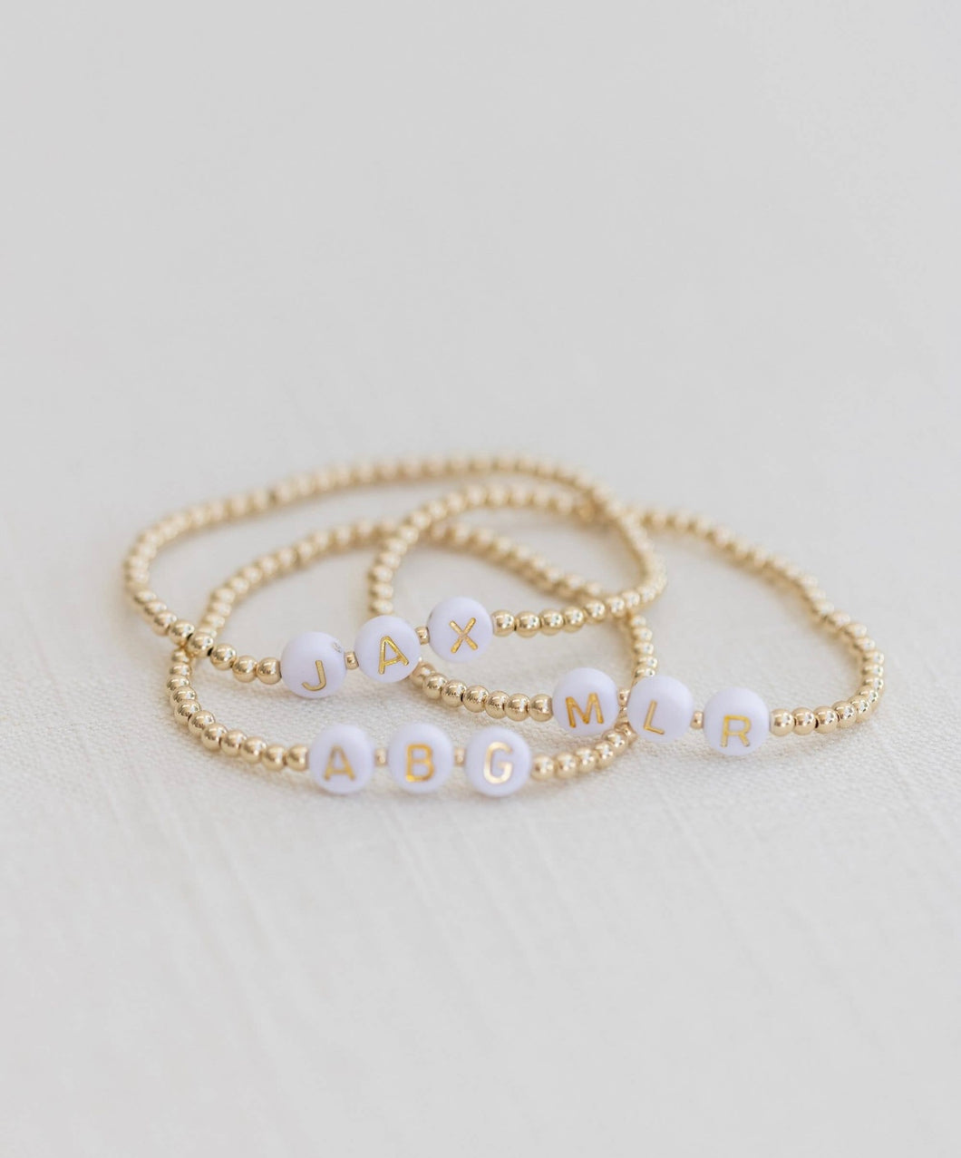 Custom Gold Ball Bracelet