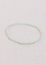 Load image into Gallery viewer, Teal Bead Bracelet
