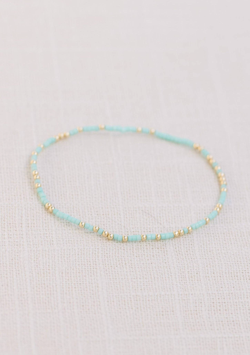 Teal Bead Bracelet