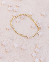 Load image into Gallery viewer, Star and Gold Ball Bracelet 3mm
