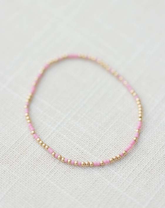 Pink Bead Bracelet