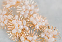 Load image into Gallery viewer, Sunburst Pearl Studs
