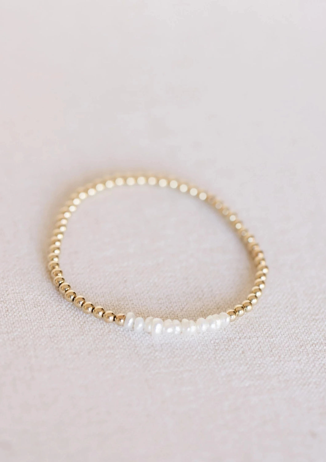 Freshwater Pearl Bar Bracelet 3 mm