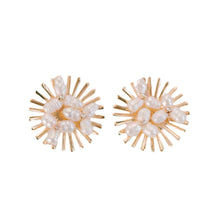 Load image into Gallery viewer, Sunburst Pearl Studs
