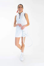 Load image into Gallery viewer, Kennedy White and Navy Top
